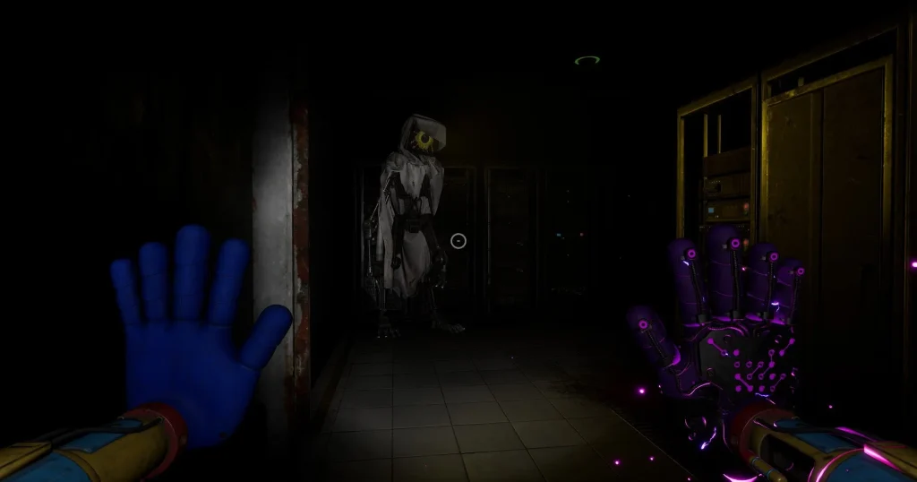 Trap environments in Poppy Playtime Chapter 4 Safe Haven where Omni-Hand puzzles are placed